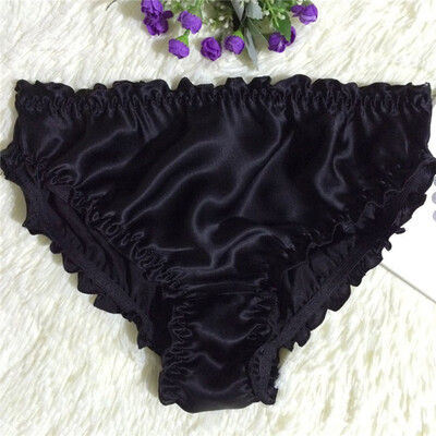 

UK Womens Briefs Underwear Knickers Lady 100 Silk Lace Panties Bikini Lingerie