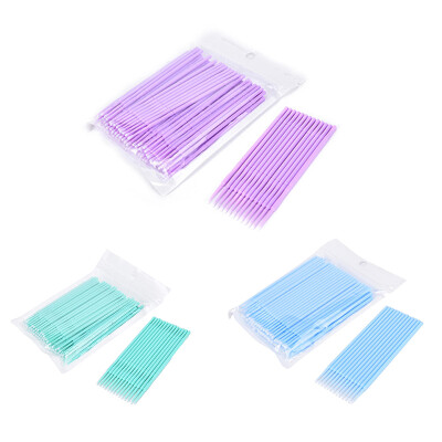 

100 Cotton Swab Eyelash Grafting Tool Nano Beauty Eyelashes Planting Eyelashes Cleaning Stick