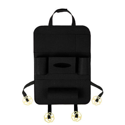 

Auto Car Backseat Organizer Car-Styling Holder Felt Covers Versatile Multi-Pocket Seat Wool Felt Storage Container Hanging Box Mul