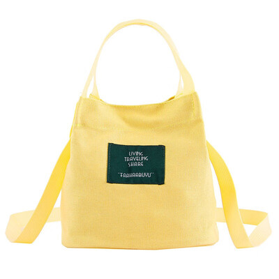 

Mini Shoulder Handbags Canvas Women Crossbody Satchel Bucket Bags Clutch Women Bags