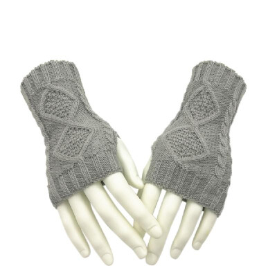 

Winter Fall Knitted Gloves Men Women Cute Warmer Mittens Long Gloves Wrist Arm Gloves