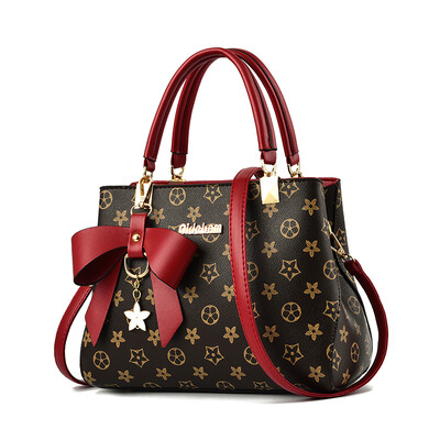 

Baitao womens bag in summer fashion inclined handbag middle-aged mother bag single shoulder bag big bag
