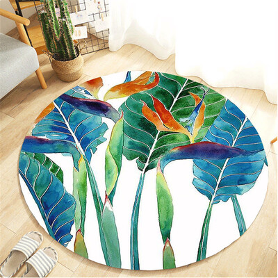 

〖Follure〗Botany Elements Blanket Round Bathroom carpet 55cm