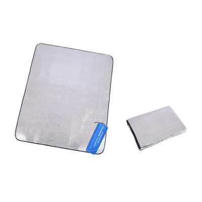 

Outdoor Dual Side Dustproof Camping Mat Lihtweight Moisture-proof Picnic Hiker Pad - 2 X 2  66 X 66 Ft - Light Grey