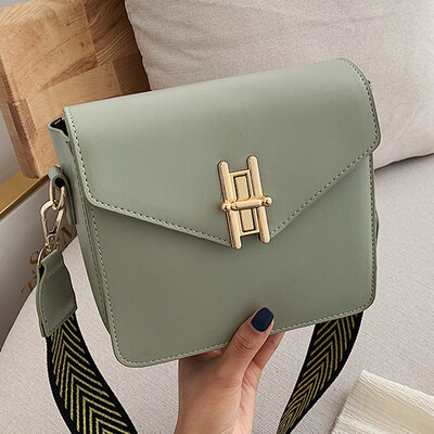 

North bag texture female 2019 new wave Korean broadband Joker small square bag fashion simple shoulder Messenger bag