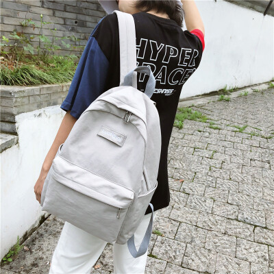 

Schoolbag female Korean version high school student ins style bf campus canvas ancient feeling girl backpack Japanese shoulder bag