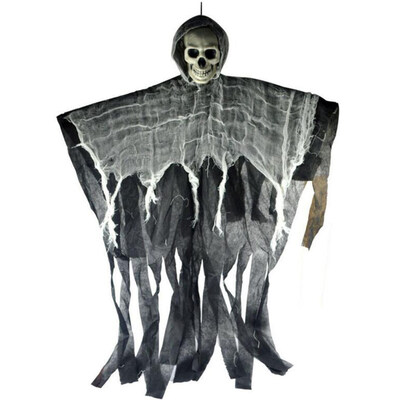 

100cm Halloween Skull Hanging Ghost Toy Horror Props Haunted House Door Decor