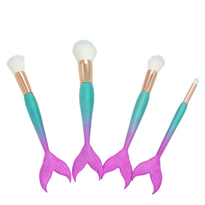 

Toponeto 4PCS Make Up Foundation Eyebrow Eyeliner Blush Cosmetic Concealer Brushes