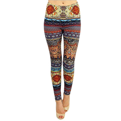 

Fashion Women Skinny Print Stretchy Pants Slim Leggings