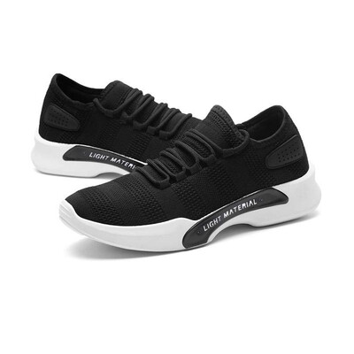 

FANCHENLAIKE mens breathable shoes sports running soft bottom flying mesh 5838