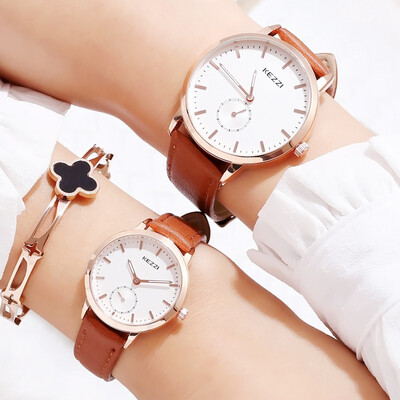 

Student simple trend female watch male watch couple wild Korean version of the waterproof pair table