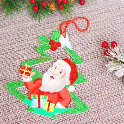 

Toponeto Christmas Tree Decoration Shiny Merry Letter Card for Xmas Hanging Ornament