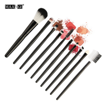 

Toponeto 10pcs Cosmetic Makeup Brush Blusher Eye Shadow Brushes Set Kit New