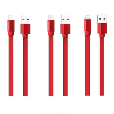

Borofone BU8 Flat Charge Cord 24A Type C Micro USB Lightning Cord