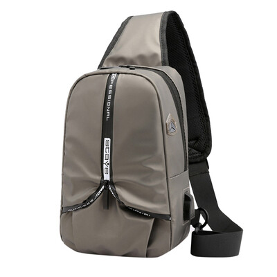 

Tailored Mens Leisure Fashion Waterproof Nylon Multifunctional Cross-body Breast bag