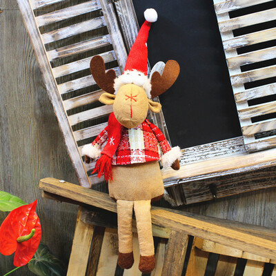 

Toponeto Christmas Decoration Christmas deer ornaments Doll Toy Xmas Elk Table Ornaments