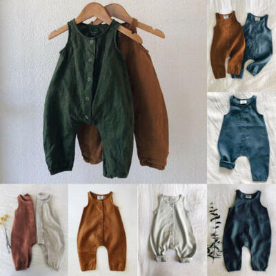 

UK Newborn Baby Boy Girl Cotton Bodysuit Romper Jumpsuit Clothes Outfits Sunsuit
