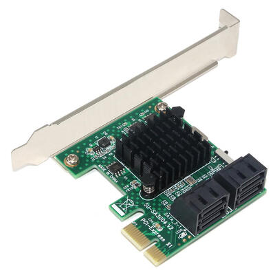 

SSU SA3004 4 Port 6G PCI-E to SATA30 Expansion Miner SSD IPFS Adapter Card