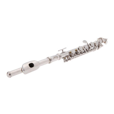 

Piccolo Ottavino Half-size Flute Plated C Key Cupronickel with Cleaning Cloth Screwdriver Padded Box