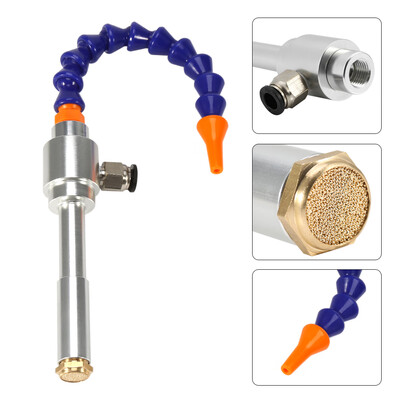 

130mm Aluminum Alloy Mechanical Process Mini Vortex Cold Air Dry Cooling Gun Flexible TubeCold Air GunsCold Air Gun