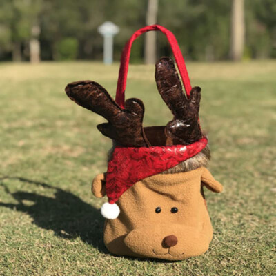 

Christmas Gift Bag Christmas Household Candy Bag Snowman Shape Bag Cute Storage Bag Christmas Decoration For home New year 2020