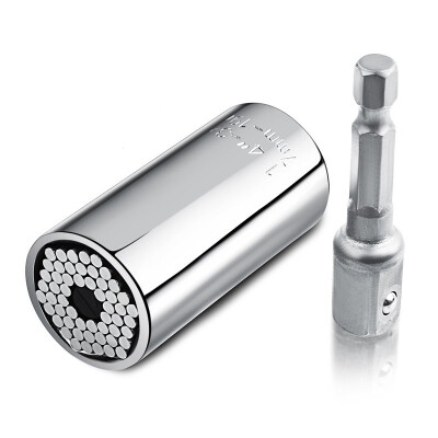 

7 - 19mm Universal Grip Impact Socket Wrench Power Drill Adapter Repair Tool