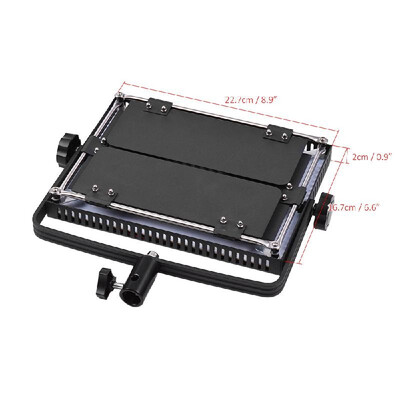 

LED-320A 3pcs LED Video Light Panel 25W Dimmable 340pcs Beads with 197cm78" Metal Light StandU-BracketBarn DoorFilterCarry Ba