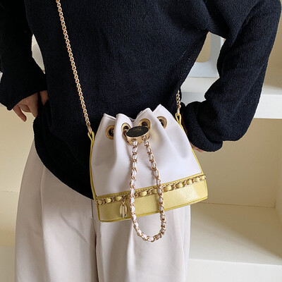 

Advanced sense bag female bag new 2019 fashion bucket bag summer small fresh wild ins shoulder shoulder bag