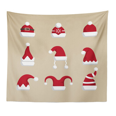 

Toponeto Merry Christmas Beach Cover Up Tunic Tapestry Tablecloth Home Decoration
