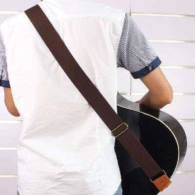 

IRIN Adjustable Belt Woven Cotton Guitar Strap with Leather Ends for Electric Acoustic Folk Guitars Comfortable&Durable