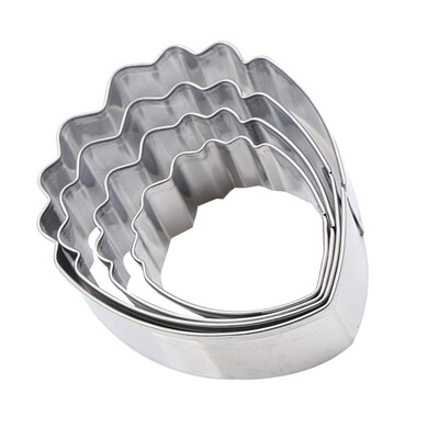 

4pcs Stainless Steel Cutting Dies Art Cake Fondant Flower Mold DIY Baking Tools Kitchen Accessory