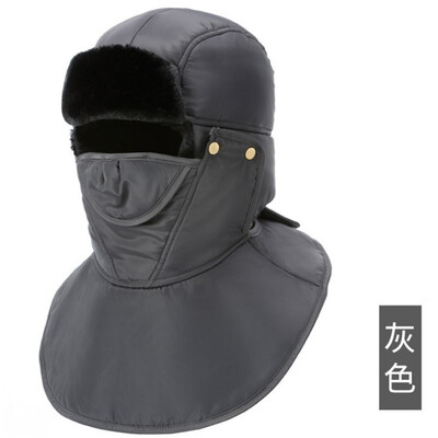 

Winter cycling cotton cap man outdoor winter thickening warm electric car windproof winter hat