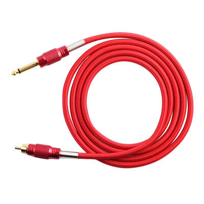 

Silicone RCA Interface Cable Clip Cord Switch Hook Line for Tattoo Machine
