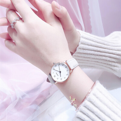 

French minority watch female student ins original dormitory department Korean version simple ulzzang small fresh match