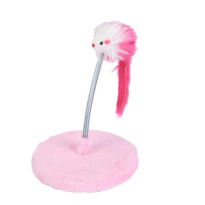 

Funny Cat Toy Plush Spring Cat Scratch Board False Mouse Interactive Toys