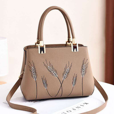 

Ladies bag 2019 spring new European&American big bag fashion handbags wild shoulder Messenger bag