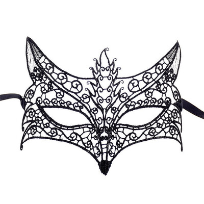 

Tailored Masquerade Lace Mask Catwoman Halloween Cutout Prom Party Mask Accessories HOT