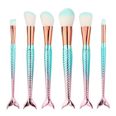 

〖Follure〗6PCS Make Up Foundation Eyebrow Eyeliner Blush Cosmetic Concealer Brushes