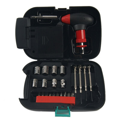 

24pcsset Multifunction Auto Car Repair Tool Set Combination Hex Socket Tools Kit Screwdriver Sleeve Ratchet Lighting Flashlight