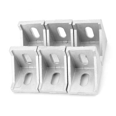 

Greensen 6pcs 4040 Aluminum  Shape Corner Bracket Right Angle Brace Fastener