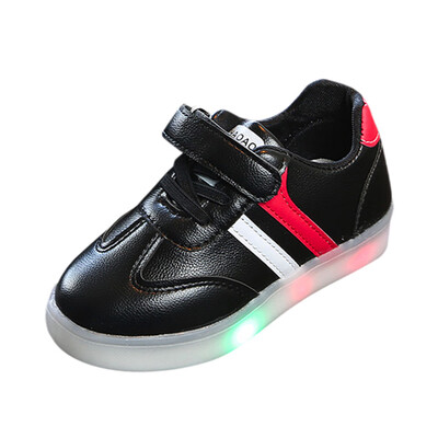 

Children Baby Girl Boy Led Light Casual Shoes Soft Luminous Outdoor Sneaker
