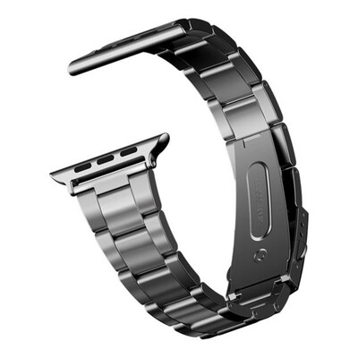 

〖Follure〗Stainless Steel Watch Band Strap Metal Clasp For Apple Watch Series 12 38mm BK