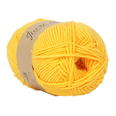 

Gobestart 1PC 50g Chunky Colorful Hand Knitting Baby Milk Cotton Crochet Knitwear Wool A