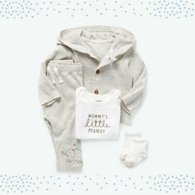 

Newborn Baby Boys Kid Hooded Tops Pants Long Sleeve Autumn Winter Clothes 3PCS