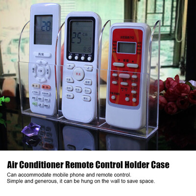 

Acrylic Air Conditioner Remote Control Holder Case Storage Box Wall Mount Remote Control Box Remote Control Holder