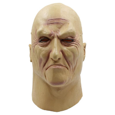 

Underworld Boss Scary Cosplay Full Head Latex Mask Horror Funny Cosplay Party Mask Old Man Head Helmet Mask