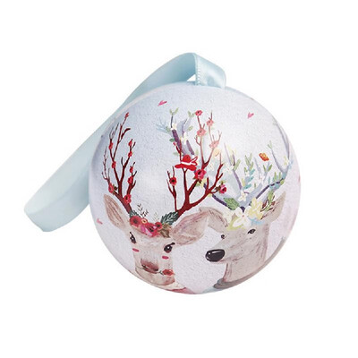 

Iron Spherical Fashion Candy Box Ball Christmas Storage Jar Storage Cans Hotel