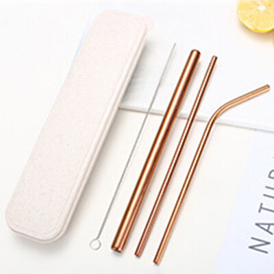 

Stainless steel color metal straw stainless steel environmental protection straw