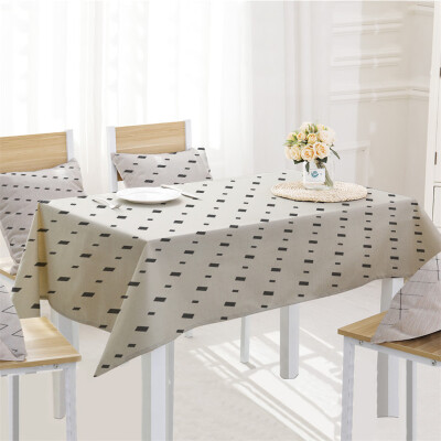 

Toponeto Simple Table Cloth Linen Tablecloth For Kitchen Decorative Dining Table Cover