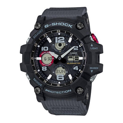

Casio G-Shock GSG-100-1A8 Mudmaster Solar Wrist Watch Black And Grey For Men